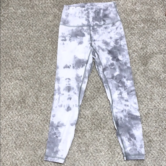 lululemon athletica Pants - Lululemon Align 25" Diamond Dye Stargaze Grey 6